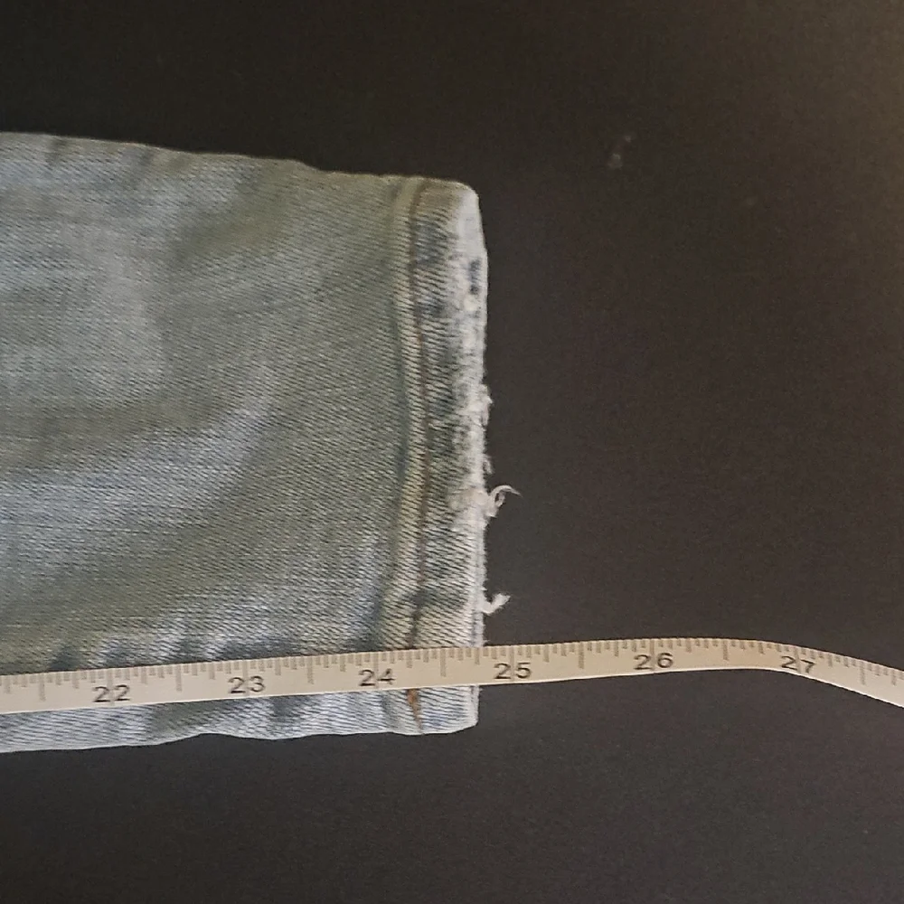 Madewell High-Rise Skinny Jeans Light Wash Button Fly Distressed 29 Waist - Picture 10 of 11